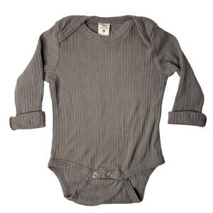 Kate Quinn Infant Bodysuit Size 6–12 months Grey 100% Organic Cotton